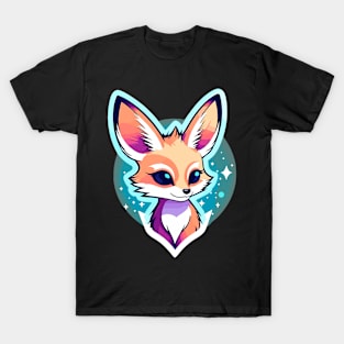 Fennec Fox Illustration T-Shirt